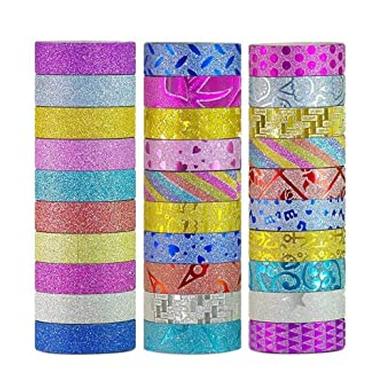 Phantomon 30 Rolls Glitter Washi Tape 30