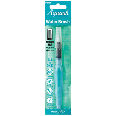 Water Brush Flat And Medium Point -1 Pcs image