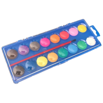 Water Colour Acuarela Escolares RM X -16 Colores image