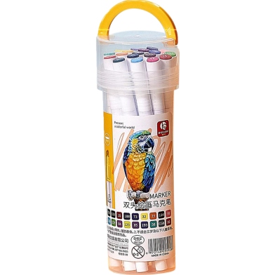 Water Ink Dual Tip Painting Marker- 12C image