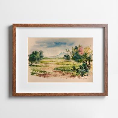 Watercolor Landscape - (16x13)inches image