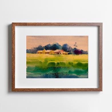 Watercolor Landscape - (20X16)inches image