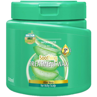 Watsons Aloe Vera Soothing Hair Treatment Wax Jar 500 ml image