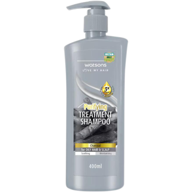 Watsons Charcoal Purifying Treatment Shampoo Pump 400 ML image