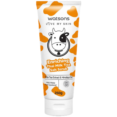 Watsons Enriching Thai Milk Tea Salt Scrub Tube 250 gm image