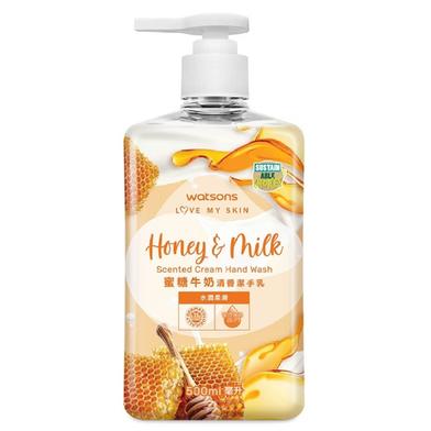 Watsons Honey And Milk Cream Hand Wash Pump 500 ML Thailand image