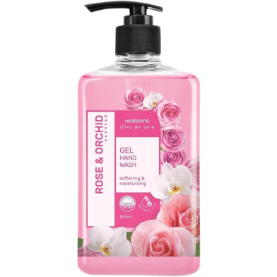 Watsons Rose And Orchid Gel Hand Wash Pump 500 ML Thailand image