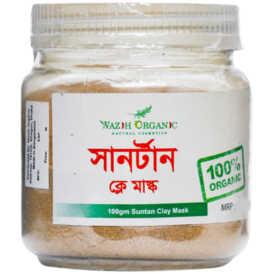 Wazih Organic Suntan Clay Mask-100gm image
