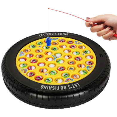 We Baby Musical Tyre 45 Fish Fishing Game Toy image