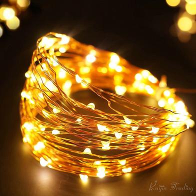 Wedding Party Decoration LED Golden Fairy Lights for Party Ceremony image