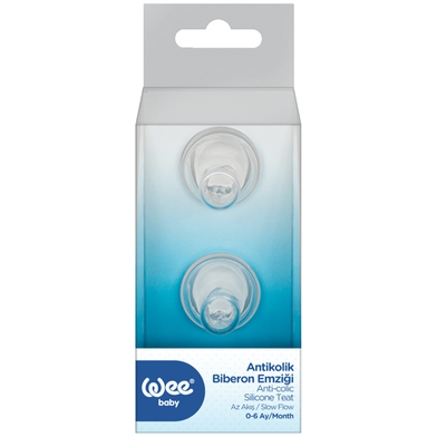 Wee Baby Anti-Colic Silicone Teat (0-6 Months) image