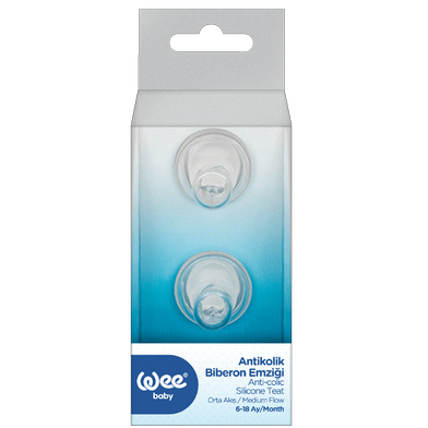 Wee Baby Anti-Colic Silicone Teat (6-18 Months) image