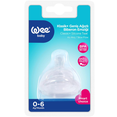 Wee Baby Classic Plus Silicone Teat (0-6 Months) image