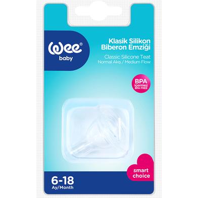 Wee Baby Classic Silicone Teat (6-18 Plus Months) image