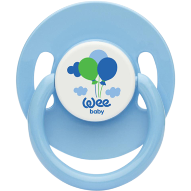Wee Baby Oval Body Round Teat Soother (0-6 Months) image