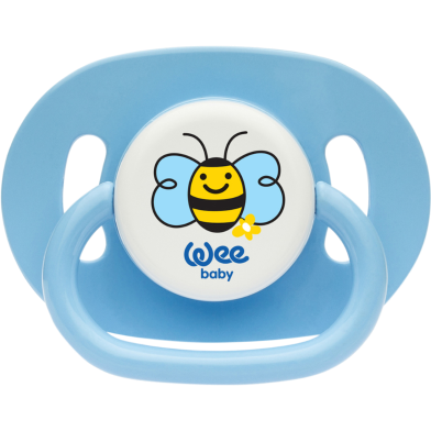 Wee Baby Oval Body Round Teat Soother (6-18 Months) image