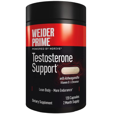 Weider Prime Testosterone Supplement 120 Capsules image