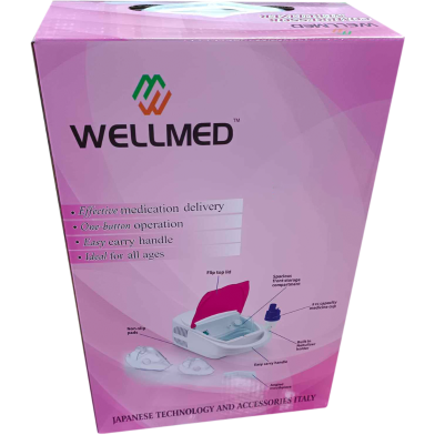 Wellmed Compressor Nebulizer Machine For Child And Adults Nebulization image