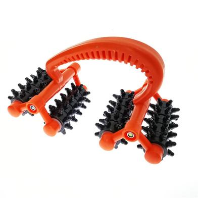 Wheel Roller Massager Tool for Neck, Waist, Back (Any Colour). image