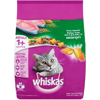 Whiskas Adult (1 Year) Dry Cat Food Tuna Flavour 1.2kg image