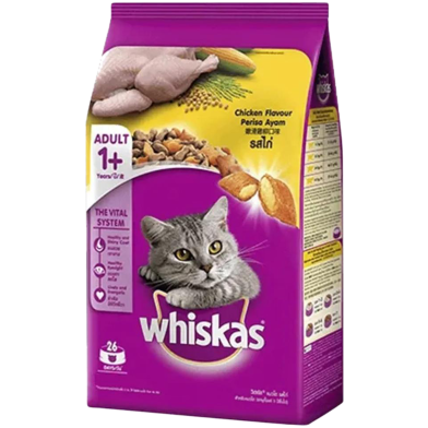 Whiskas Cat Food Chicken Flavour - 3kg image