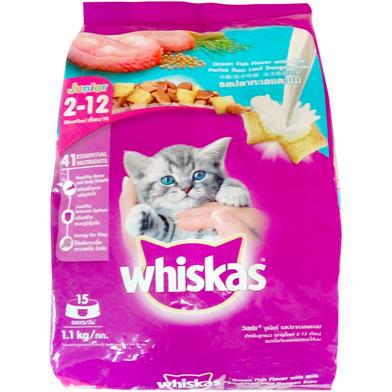 Whiskas Cat Food Junior Ocean Fish Flavor - 1.1kg image