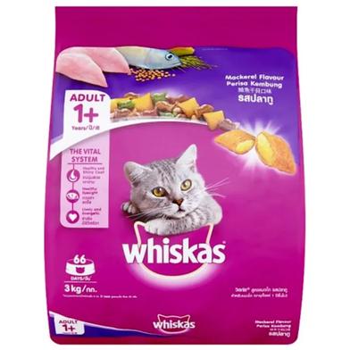 Whiskas Cat Food Mackerel - 3kg image