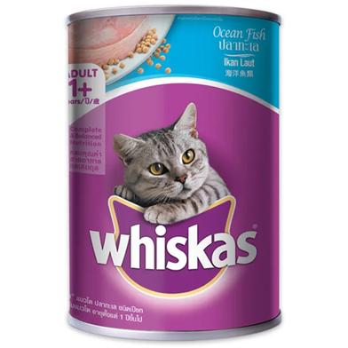 Whiskas Cat Food Ocean Fish Flavour - 400gm image