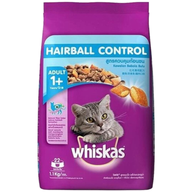 Whiskas Hairball Control Chicken And Tuna Flavour - 1.1kg image