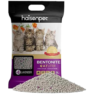 Whiskas Haisenpet Bentonite Cat Litter Lemon - 5 liter image