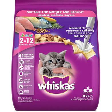 Whiskas Junior Mackerel Cat Food - 450gm image