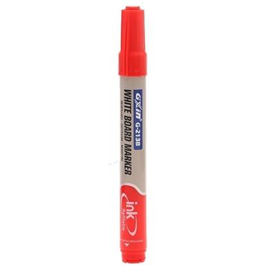 GXin Classic Refillable White Board Red Marker Pen 1Pcs image