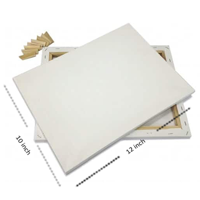 White 10 x 12 inch Canvas Board at Rs 80/piece in Bhopal