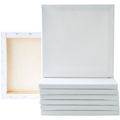 White Canvas 5x5 inch- 3 Pcs image