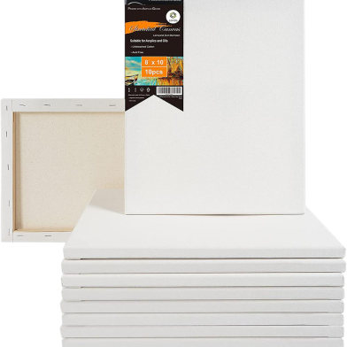 White Canvas Size : 8/10 inch image