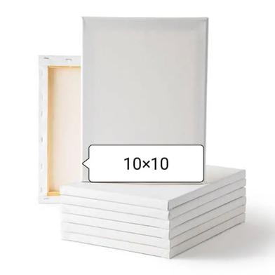 White Mini Canvas 10x10 inch - 1 Pcs image