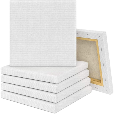 White Premium Canvas 4 X 4 Inch- 1 Pcs image