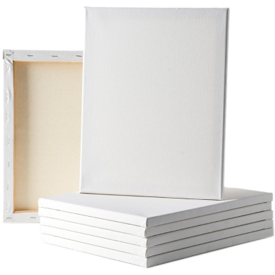 White Premium Canvas 6 X 6 Inch 2 Pcs image