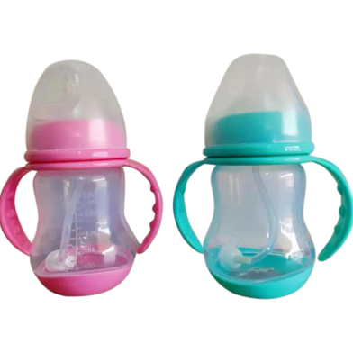 Wide-Neck Feeding Bottle With Handle 180ml - 1 pcs image