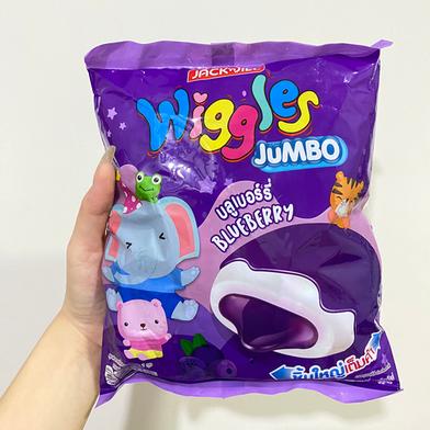 Wiggles Jumbo Blueberry Flavour Marshmallow 24 pcs 108 gm image