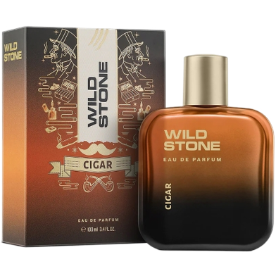 Wild Stone - Cigar Eau De Parfum for Men, Spicy and Woody Long Lasting Perfume for Men |Premium Perfume| EDP - 100ml image