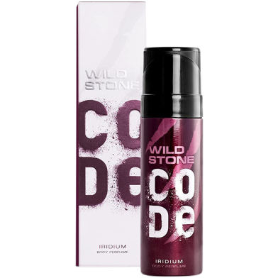 Wild Stone - Code Iridium No Gas Body Perfume For Men, Long Lasting Intense Fragrance - 120ml image