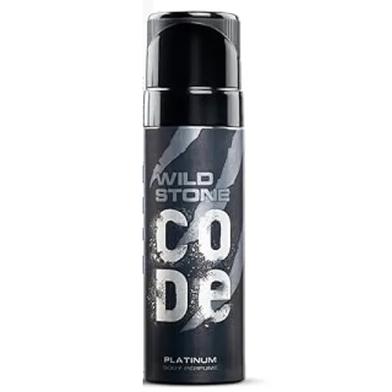 Wild Stone - Code Platinum No Gas Body Perfume For Men, Long Lasting Intense Fragrance, 120ml image