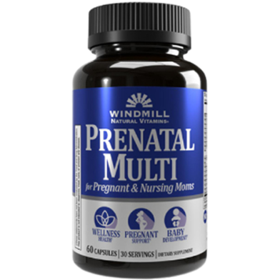 Windmill Natural Vitamin Prenatal Multi Multivitamins 60 Capsules image