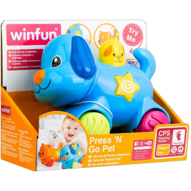 Winfun Press'N Go Pet Puppy For Kids image