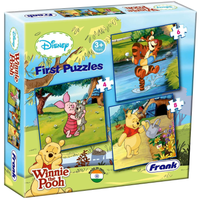 Winnie The Pooh First Puzzles - A Set of 3 Jigsaw Puzzles image