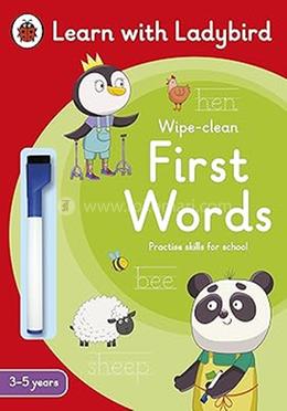 Wipe-Clean : First Words - 3-5 years image