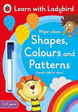 Wipe-clean : Shapes, Colours and Patterns - 3-5 years image