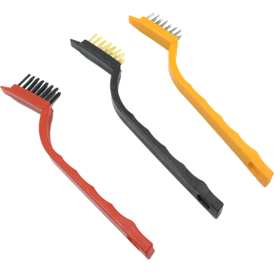 Wire Brush, Household Cleaning Brush for Stove Burner Tiles Tap - 3 Pcs image