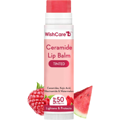 WishCare Ceramide Lip Balm with SPF 50 PA Plus Plus Plus (Tinted) image